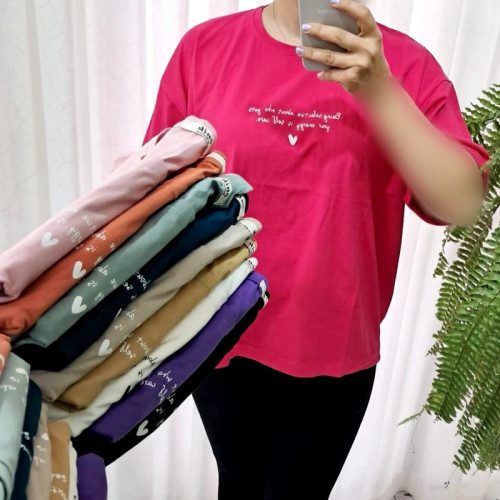تیشرت لش و لانگ نخ پنبه